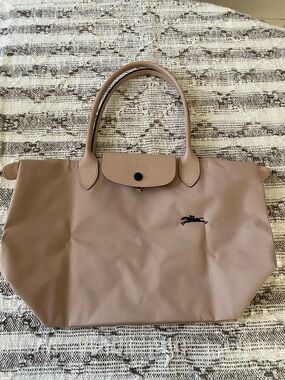 Longchamp Pink  Nylon Med Tote Handbag